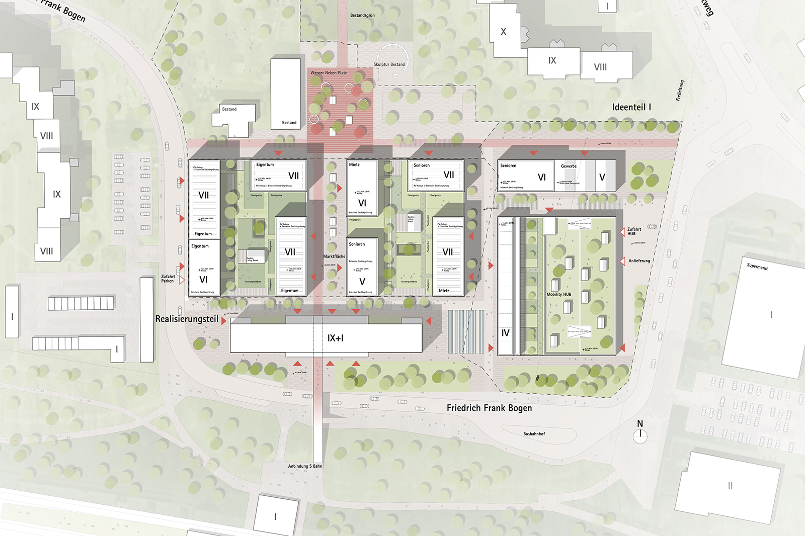 Neue Quartiersmitte Bergedorf-West - bof-architekten